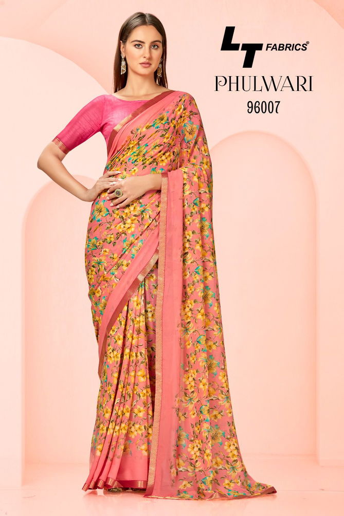 Phulwari Floral By LT Fabrics Printed Sarees Catalog